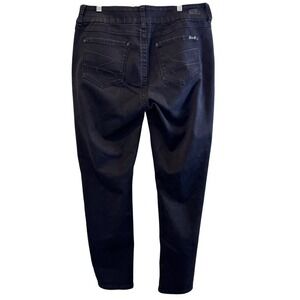 Seven 7 Women's Black Denim Jeans‎ Sz 16 Est. 1964 Dark Wash Casual Pants